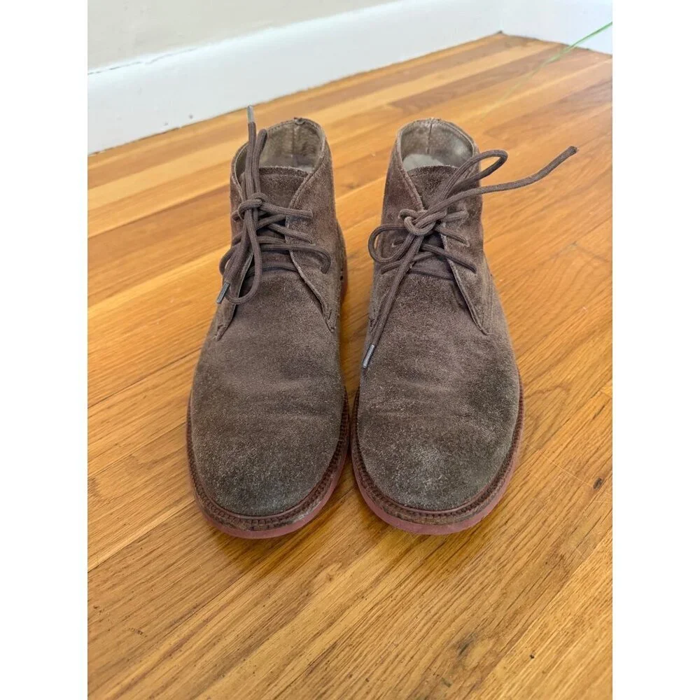 Polo Ralph Lauren Brown Suede Torrington Chukka Boots 8D Leather/Fabric Lining C
